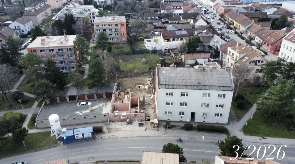 Průběh výstavby bytového domu KŠÍROVA lofts