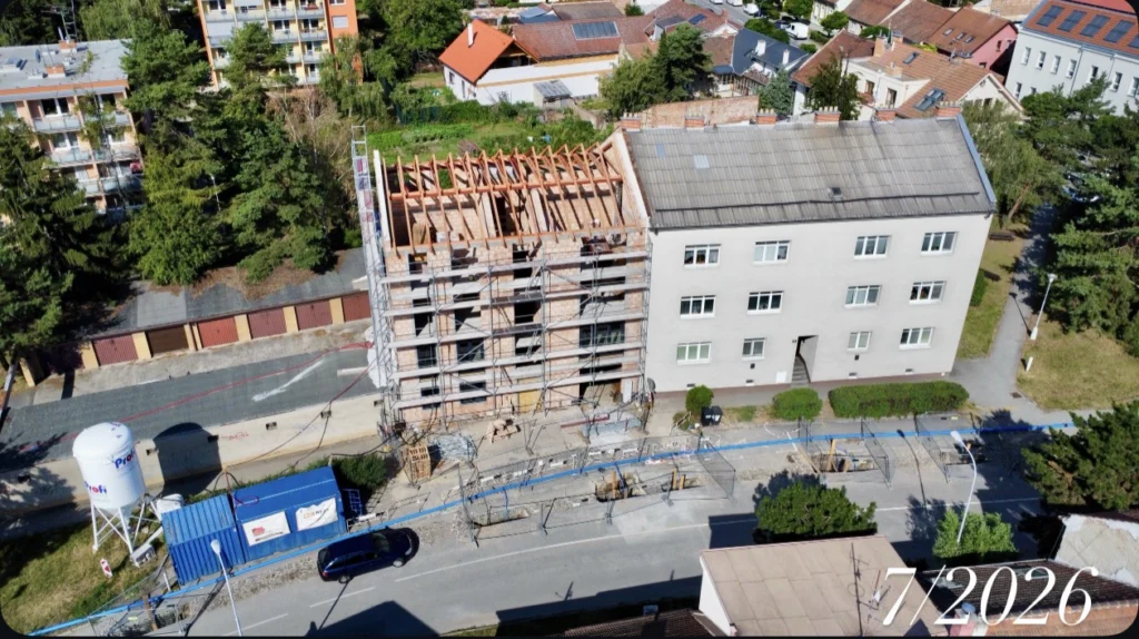 Průběh výstavby bytového domu KŠÍROVA lofts